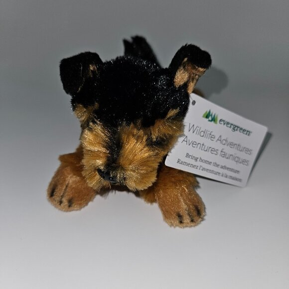 NEW Wildlife Adventures Puppy Dog Yorkshire Terrier Plush 8" Long Evergreen 2023 - Picture 5 of 9